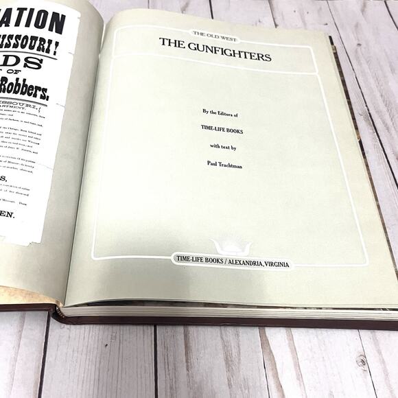 The Gunfighters - Time Life Books - The Old West - 1974 - Leatherette - Vintage - Picture 4 of 9